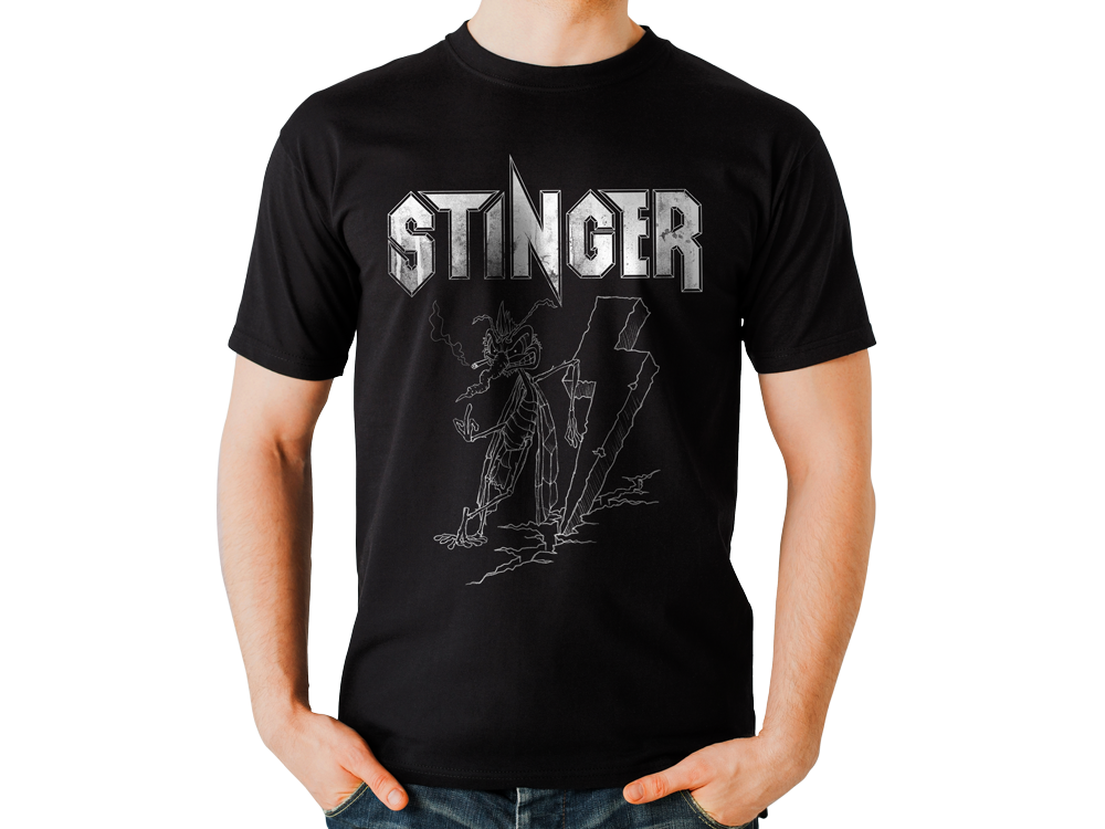 T-Shirt STINGER „TWO WORDS ONE FINGER“